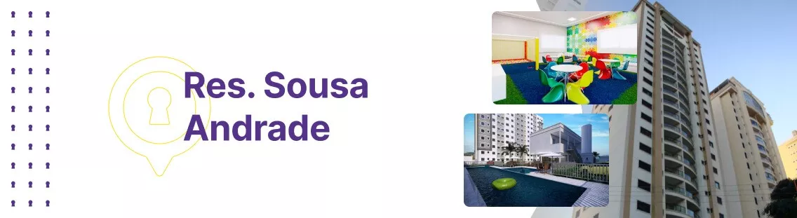 Apartamento à venda em Goiânia no Residencial Sousa Andrade - Fachada (Capa Desktop)