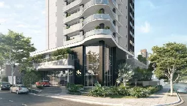 Apartamento à venda em Goiânia no Setor Oeste - Empreendimento The Sun Luxury Style da Construtora EBM - Fachada