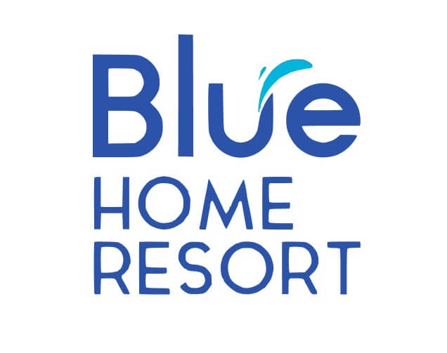 Logo do edifício Blue Home Resort, da construtora Época