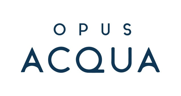 Logo do edifício Acqua Opus, da construtora Opus