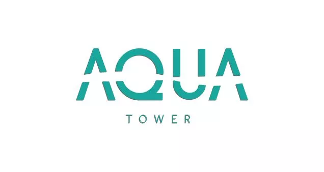 Logo da Aqua Tower, da construtora M.Santos Empreendimentos