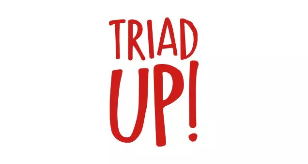 Logo do Triad Up! Brooklin, da Triad Construções e Incorporações